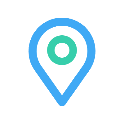 Icono de una chincheta de mapa que señala la ubicación de Punto Fisio en Ciudad Lineal